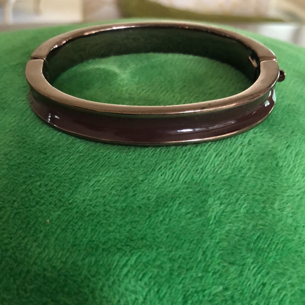 Vintage rare Givenchy crystal enamel bangle bracelets - Picture 5 of 14